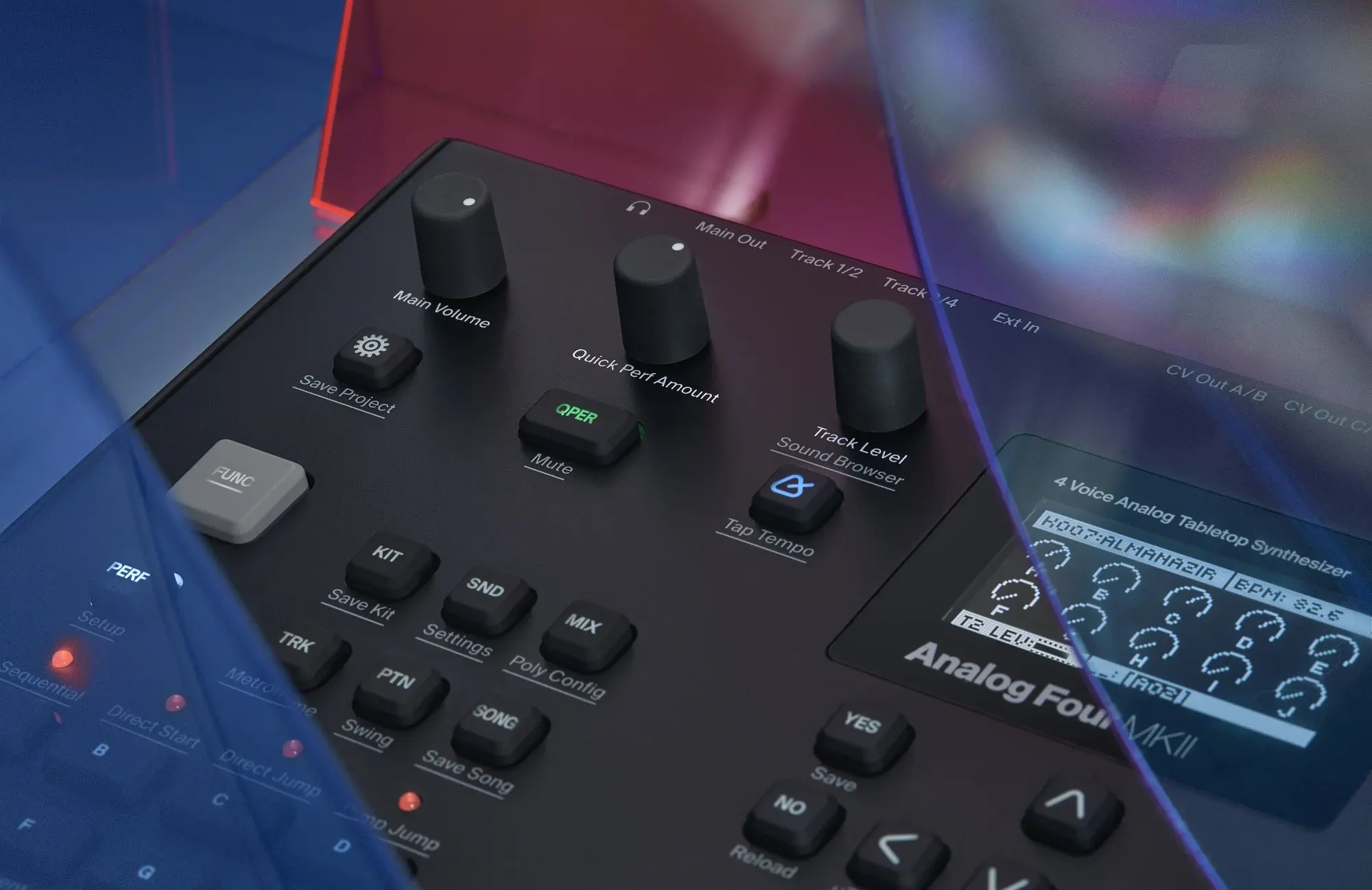 Analog Four MKII Synthesizer