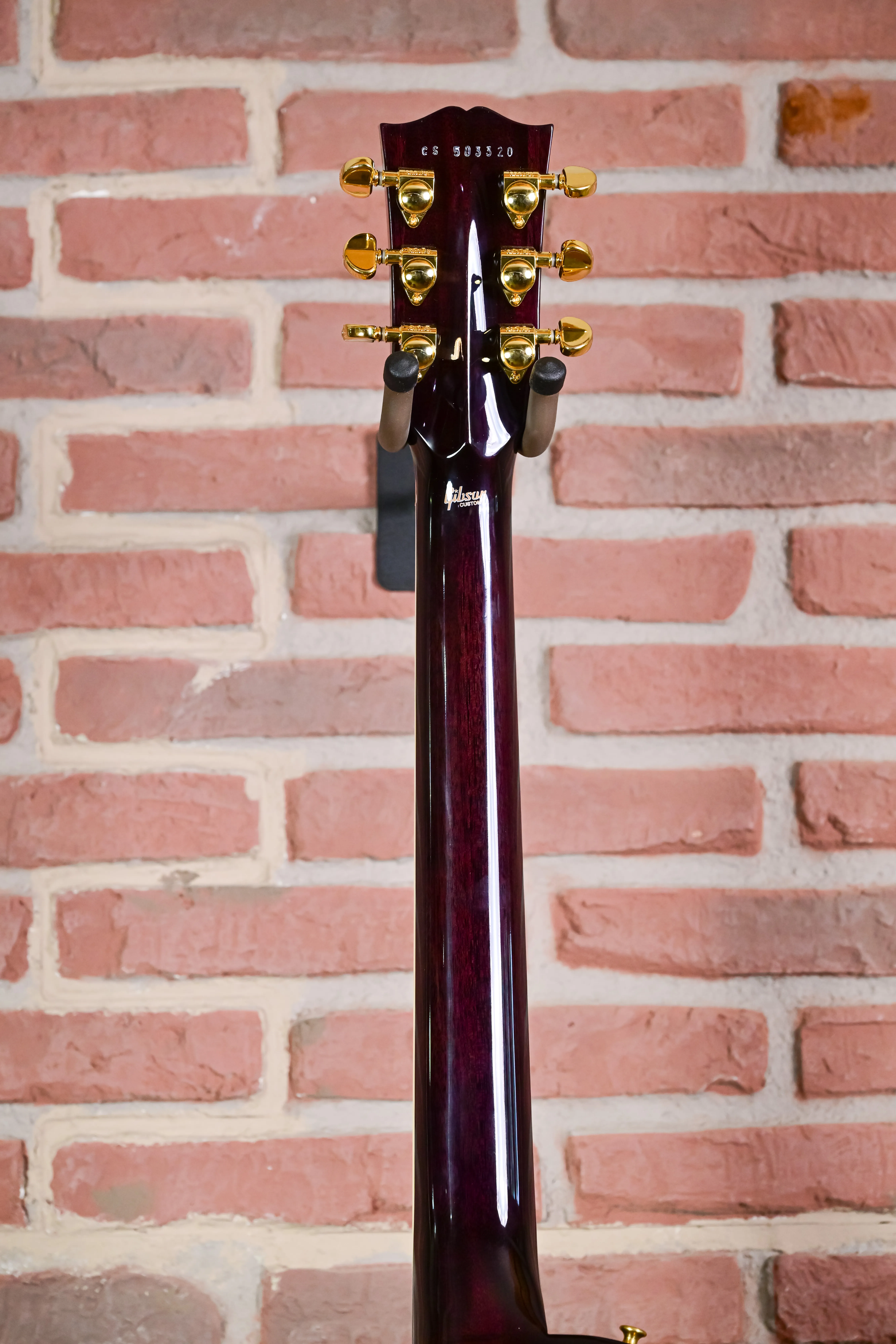 Custom Les Paul Axcess Standard Tri Berry Burst Floyd Rose Gold Hardware