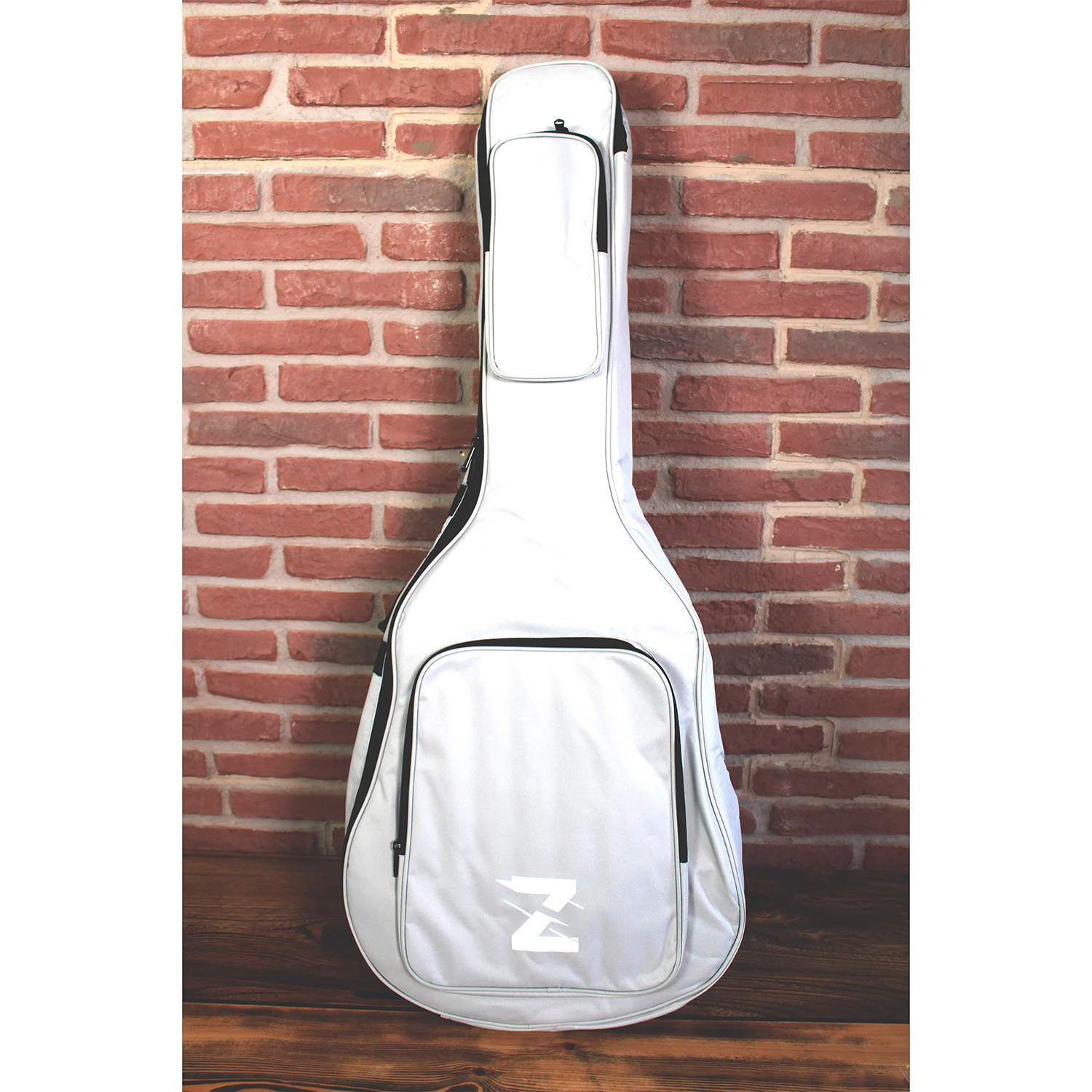 Gigbag Westerngitarre - Silbergrau 