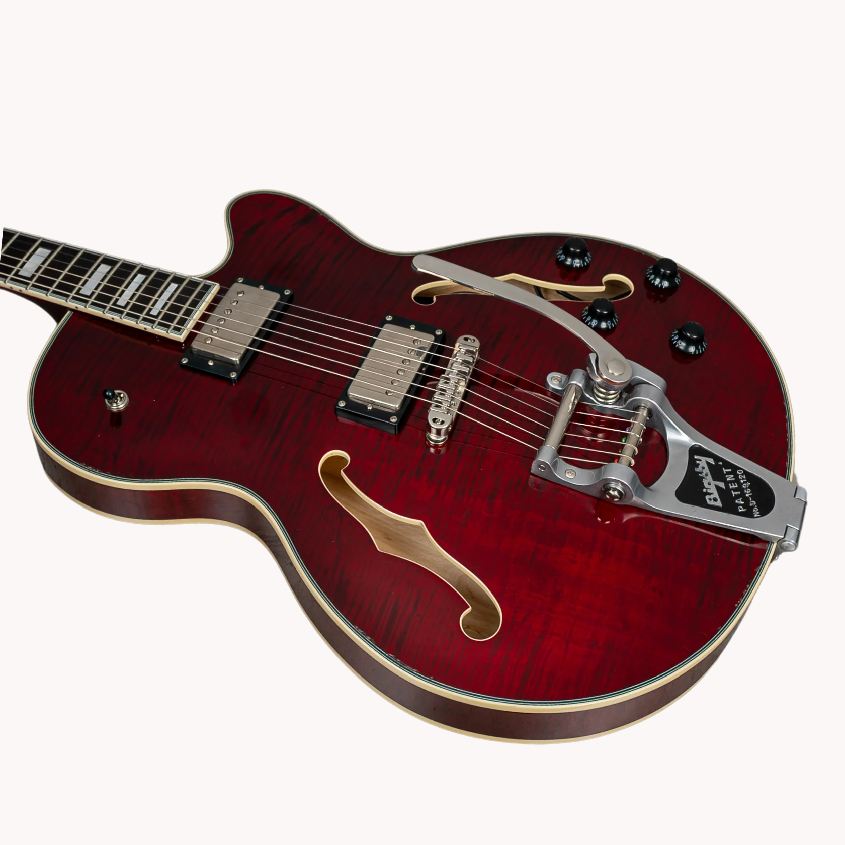 Monterey Bigsby NH Trans Red Aged