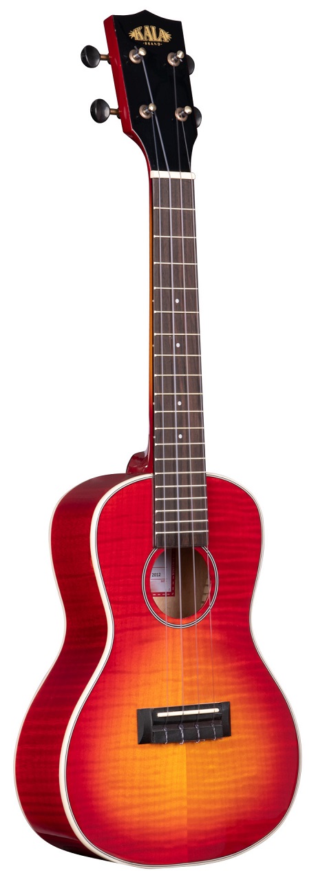 KA-FMCB-C - Gloss Flame Maple Cherry Burst Concert Ukulele
