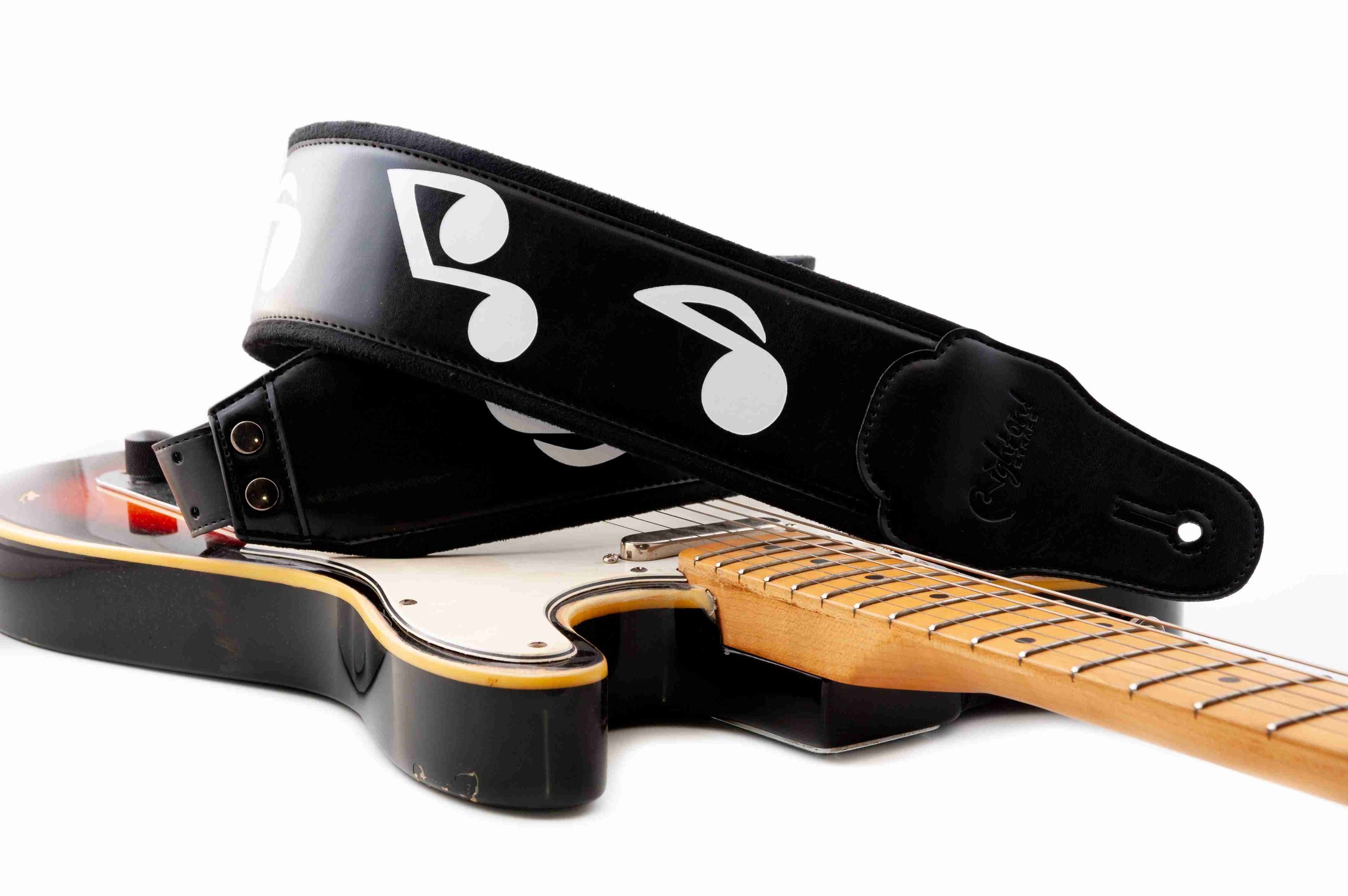 Legend S.R.V. Black Guitar Strap