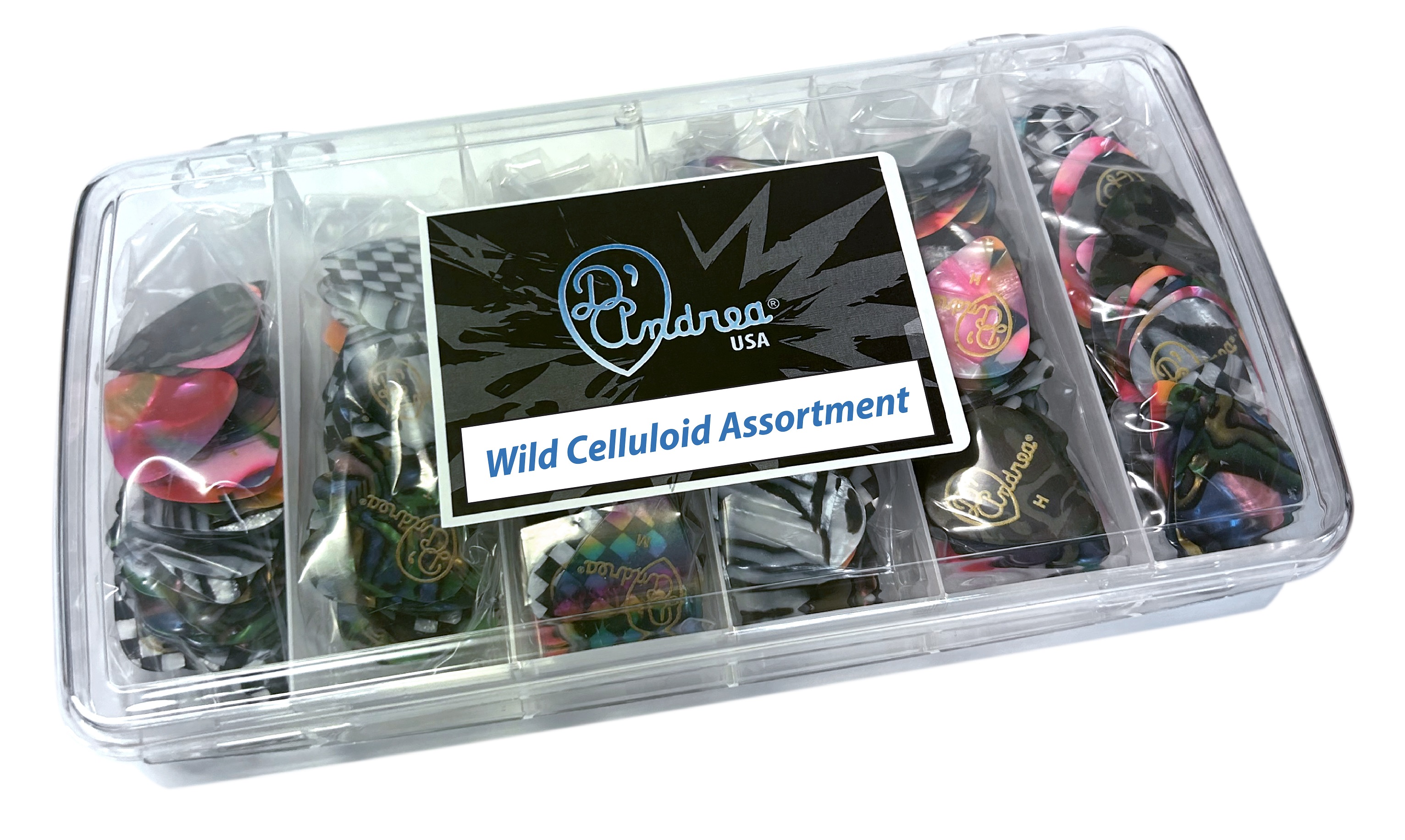 Wild Celluloid Picks - 351 Shape (VW351), 432 pcs Pick Kit