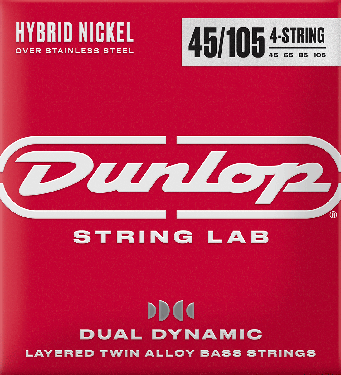 Dual Dynamic Hybrid Nickel Bass 4-String 45/105