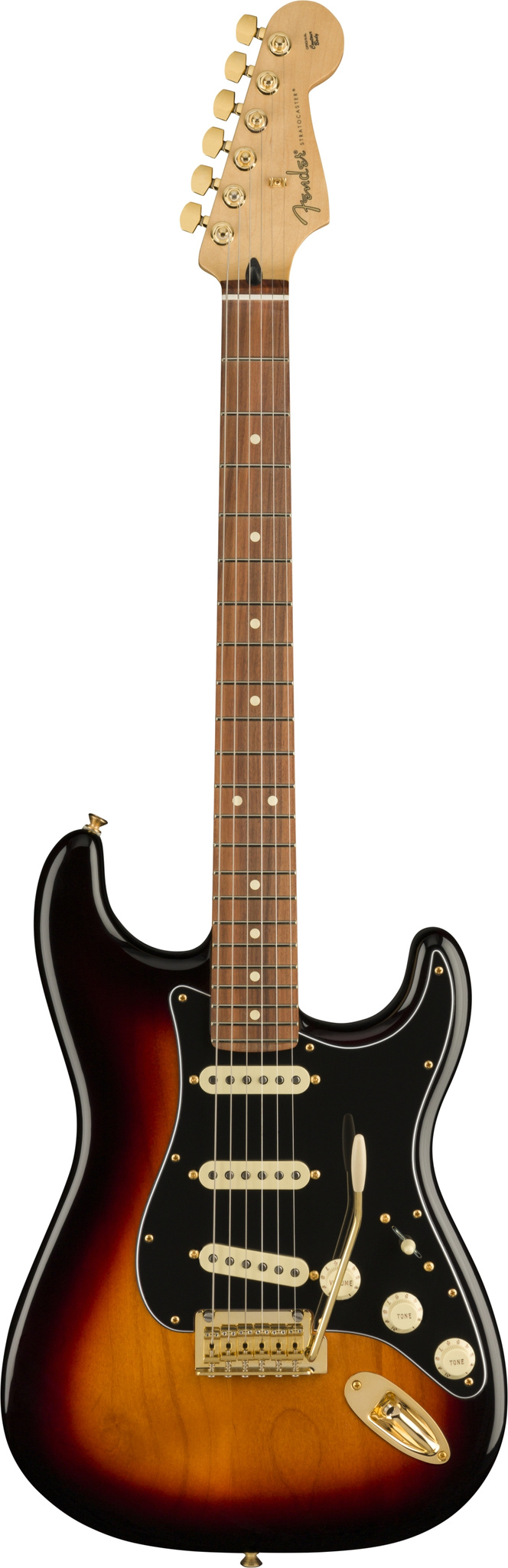 Limited Edition Player Stratocaster in 3-Colour Sunburst with Gold Hardware