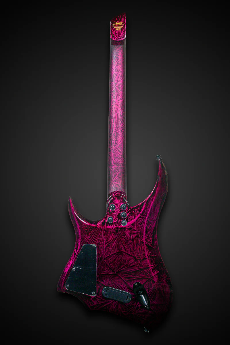 Revenant 6-String Multiscale Headless E-Gitarre Gloss Purple Rain