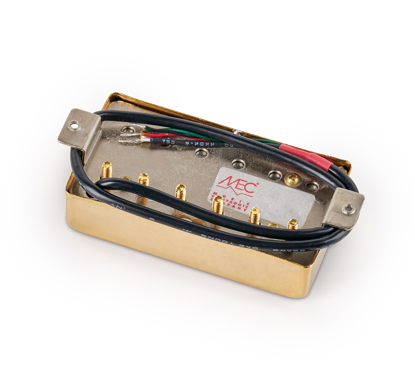 Modern Humbucker Guitar Pickup Bridge - Gold Cover 