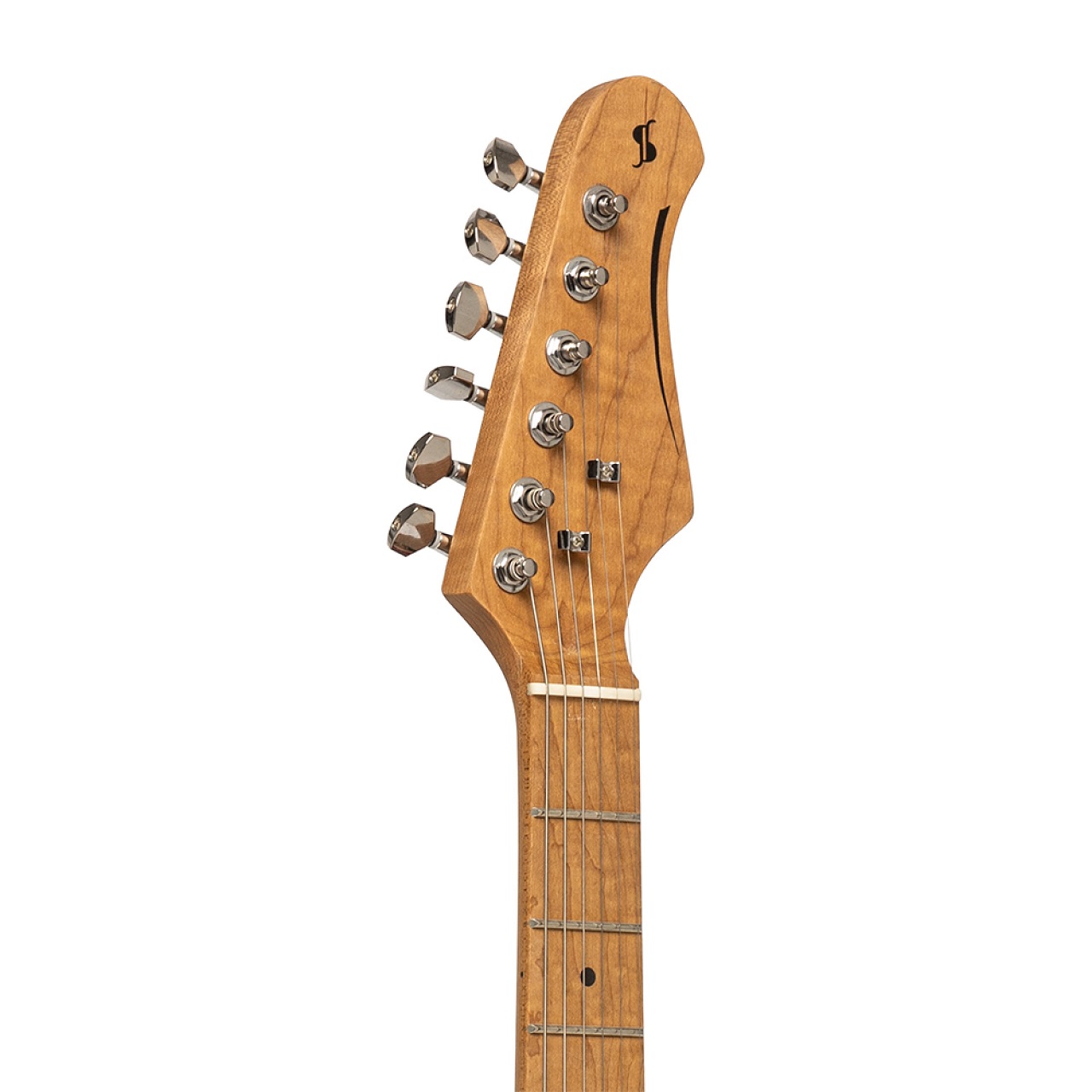 T-Style E-Gitarre Natural Set Plus
