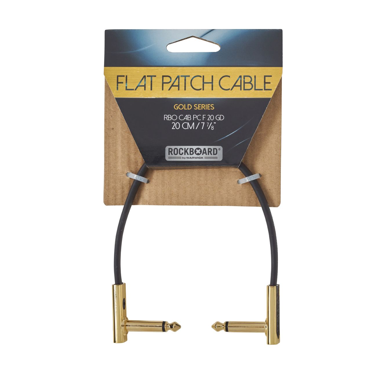 Gold Series Flat Patch Cable 20 cm