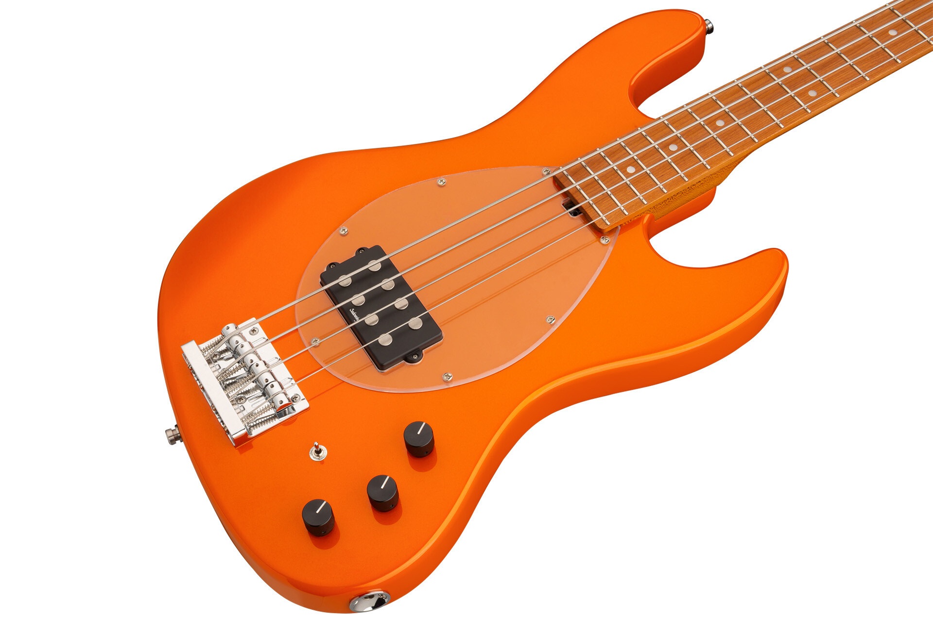 MetroExpress 21-Fret Vintage M Bass  Candy Apple Orange Metallic (B-Stock)