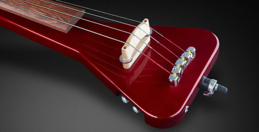 RockBass Triumph Lite 4-String Bass Metallic Red