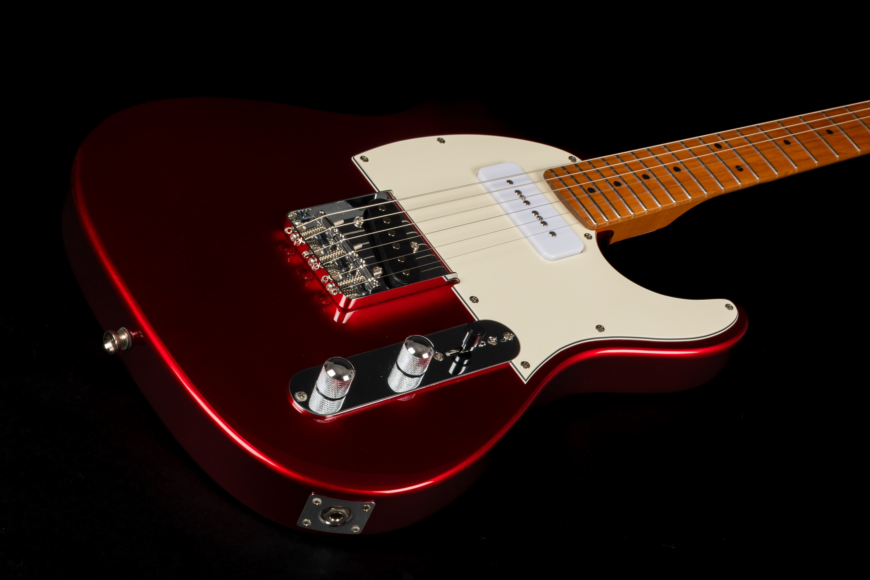 JT-300 CAR  P90 E-Gitarre Candy Apple Red