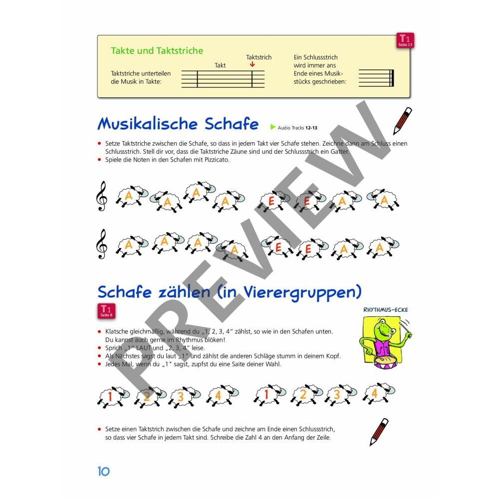 Geigenfrosch: Violinenschule 1