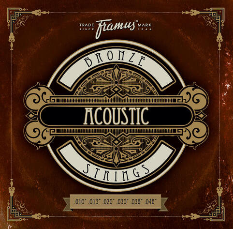 Bronze Acoustic Guitar Strings Extra Light 010-046