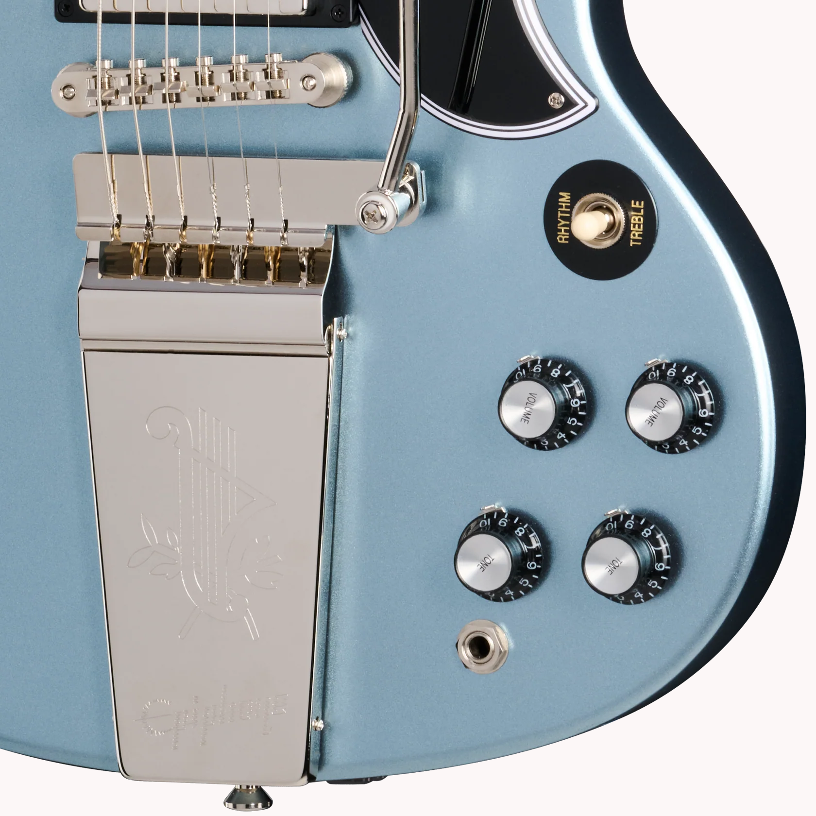 SG Standard 1964 Reissue with Maestro Vibrola IGC Pelham Blue