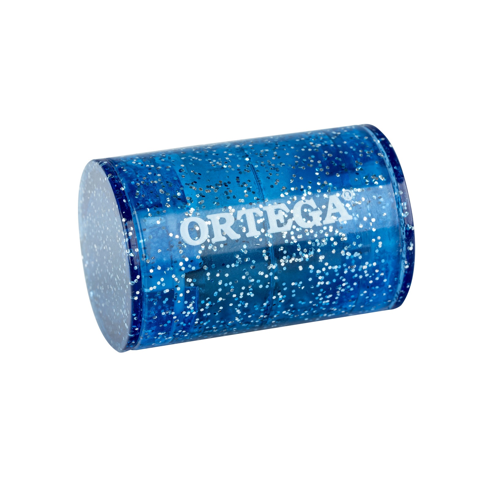 PVC Finger Shaker Blue / Silver Sparkle