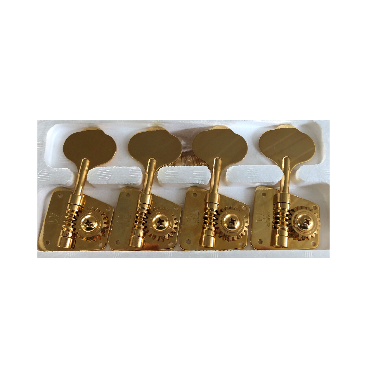 Fender Style Bassmechaniken 4pcs links - Gold
