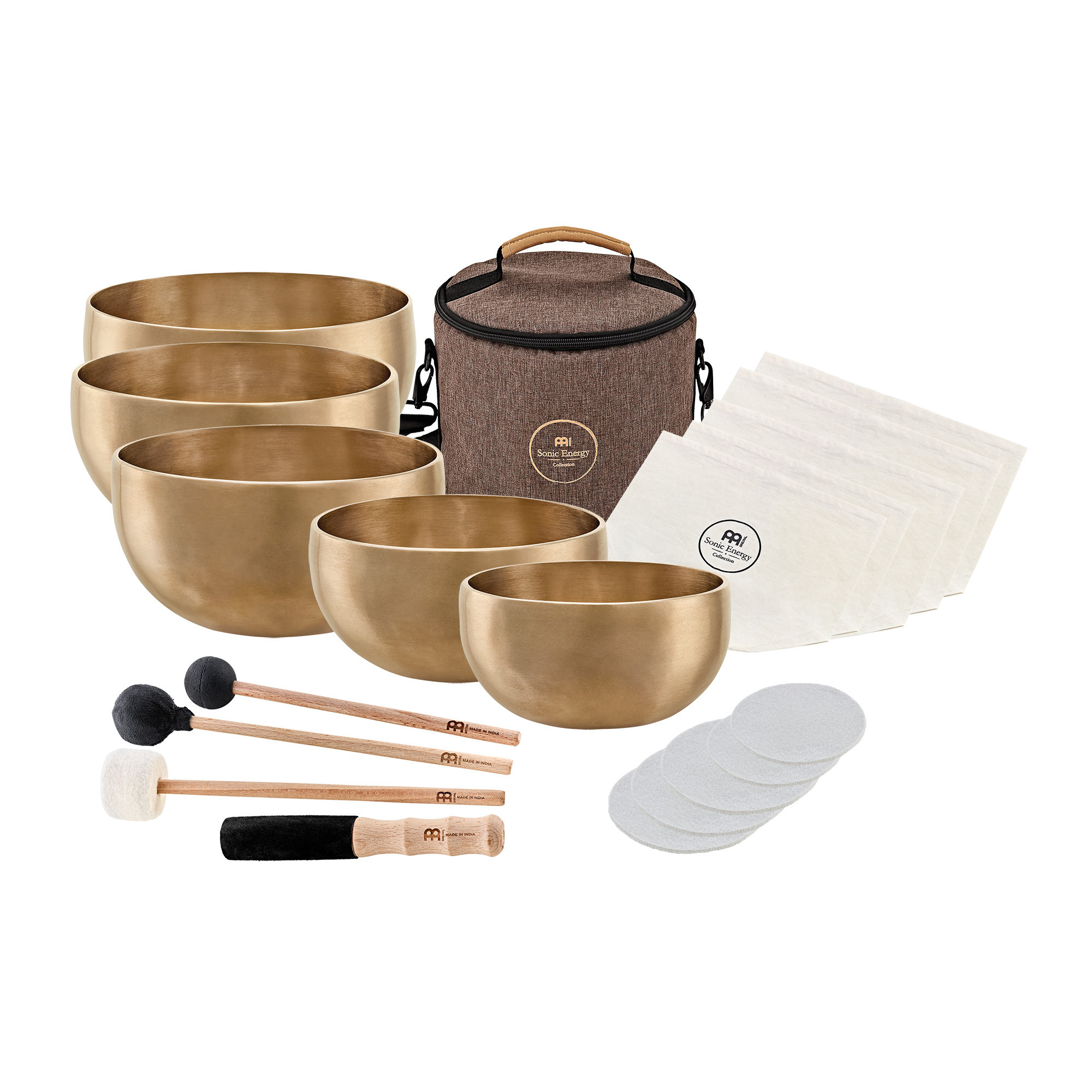 Yoga Nidra Singing Bowl Set - 5 teilig