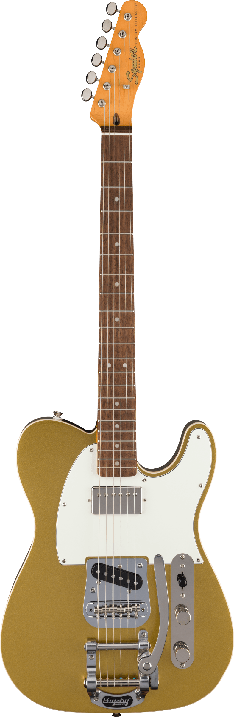 Classic Vibe Custom Telecaster  SH with Bigsby Aztec Gold