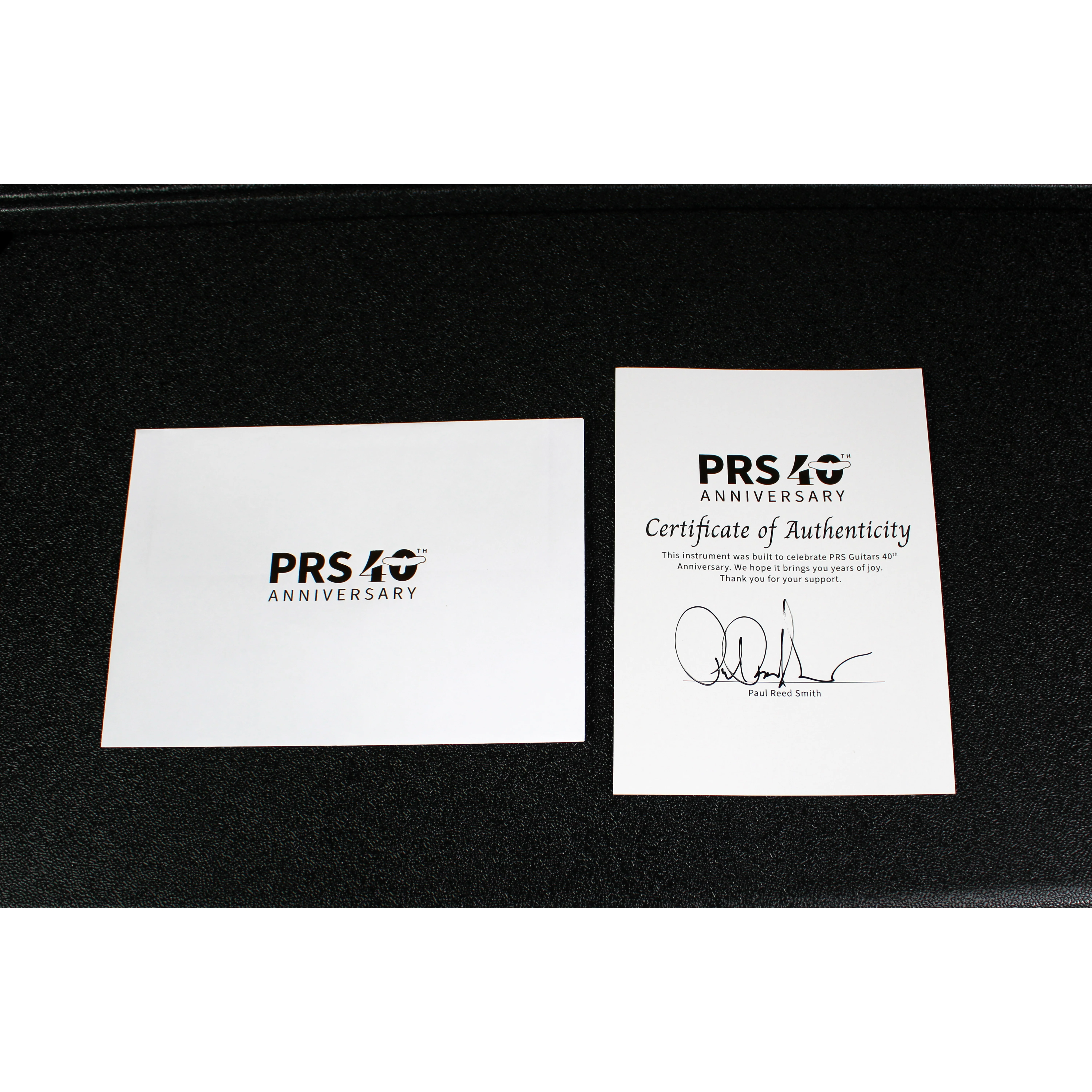 PRS 40th Anniversary Special Semi-Hollow Ltd Yellow Tiger Zertifikat 