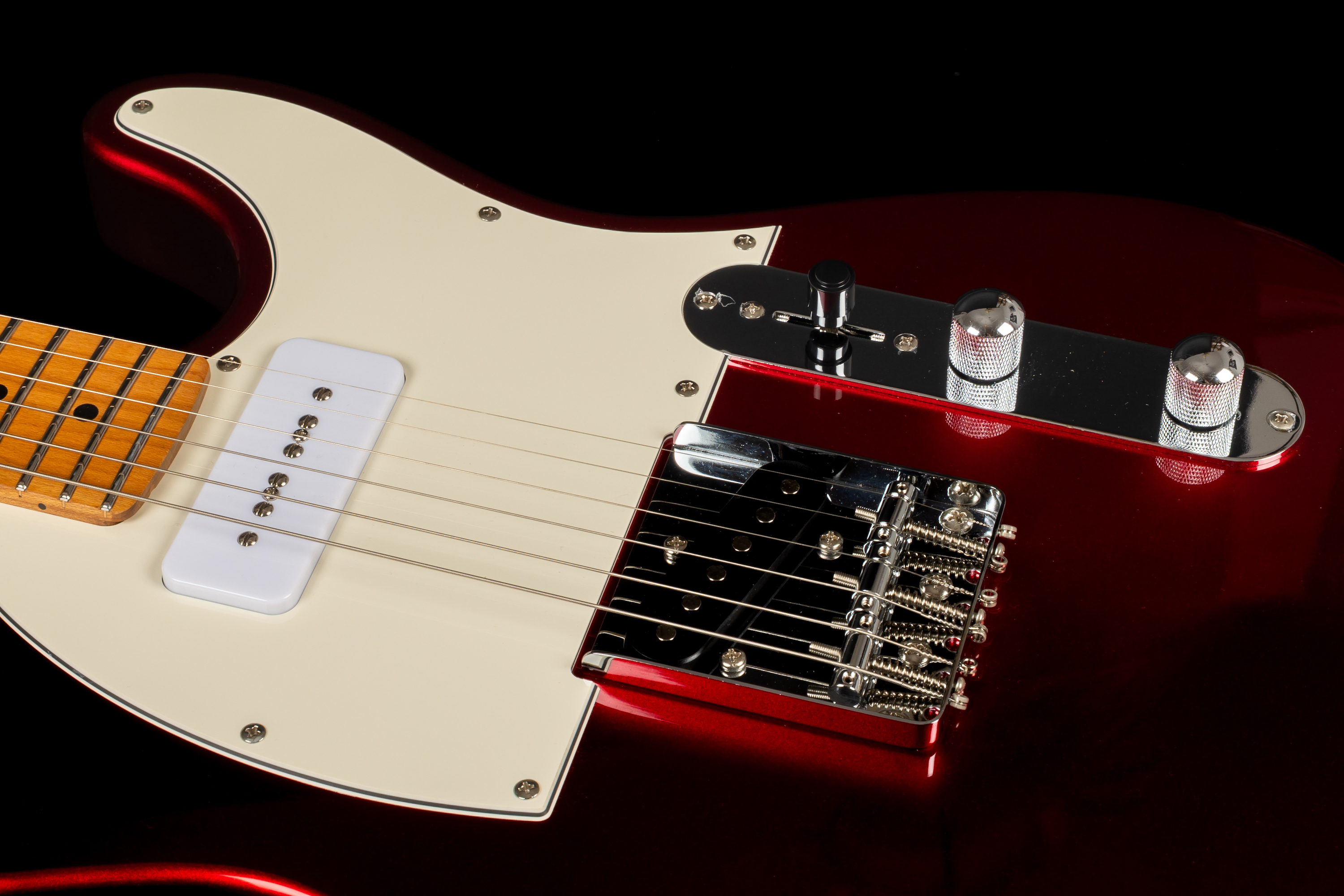 JT-300 CAR  P90 E-Gitarre Candy Apple Red