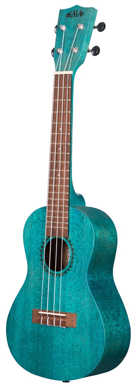 KA-MRT-BLU-C - Ocean Blue Watercolor Meranti Concert Ukulele