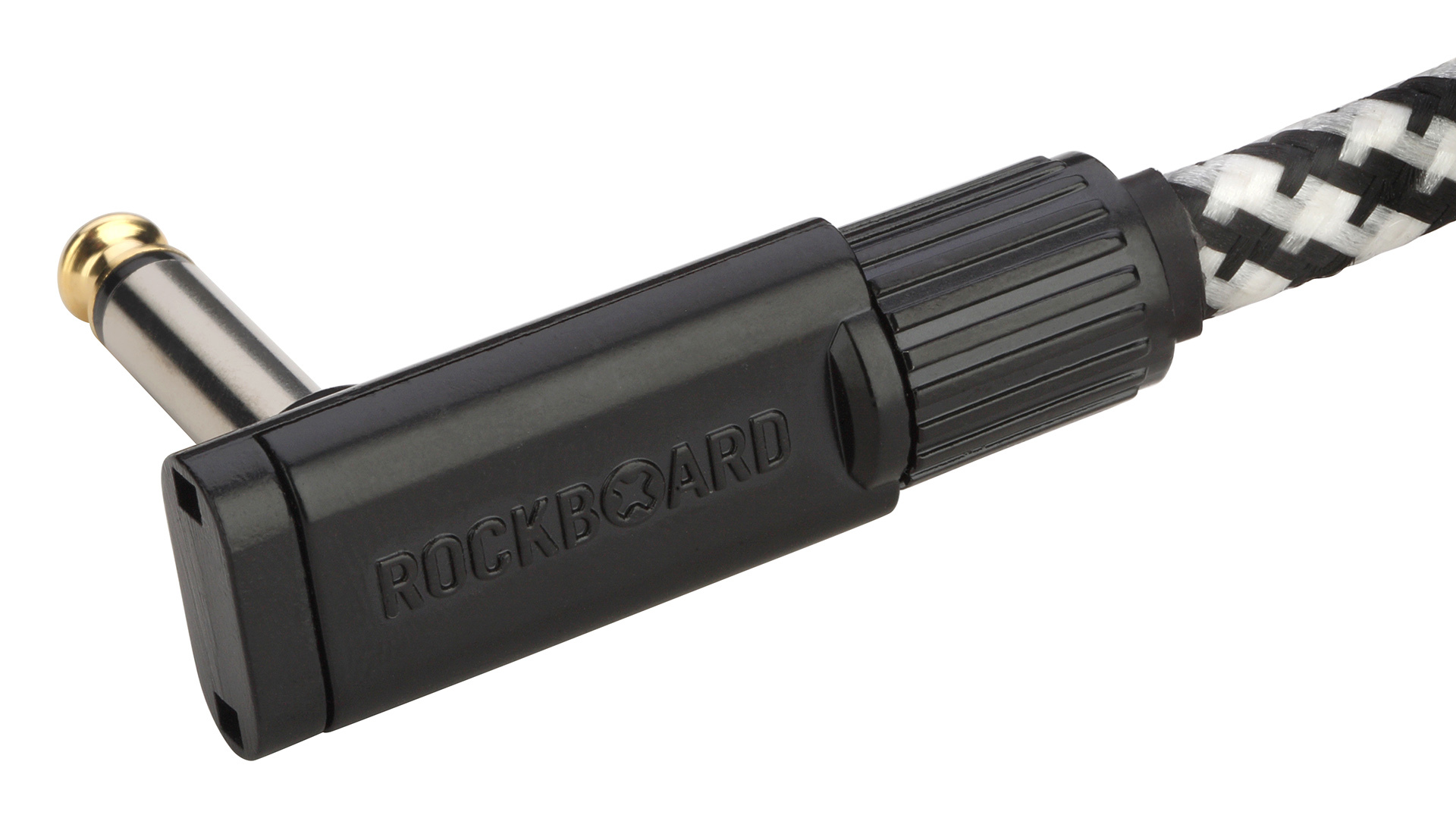 Salt&Pepper Tweed Series Flat Patch Cable - 20 cm