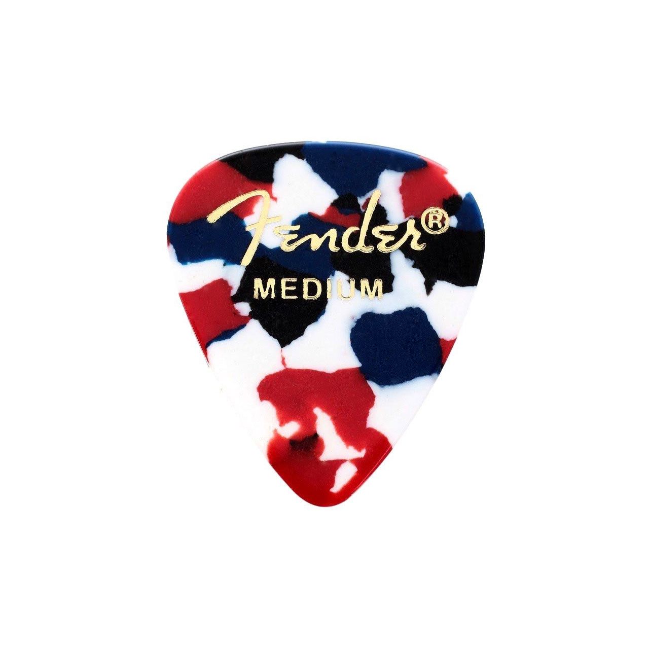 351 Classic Celluloid Guitar Picks Confetti Medium - 12er Pack