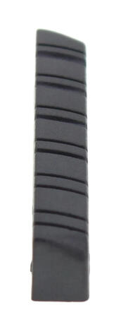 Black TUSQ XL PT-1575-00 - Slotted Guitar Nut, 12-String (1/4" Thick) - Acoustic / Electric, Flat