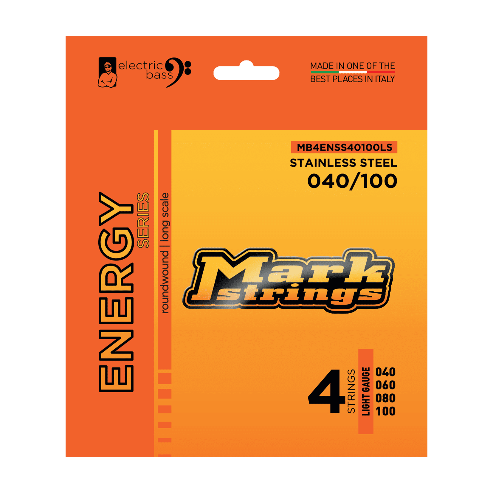 Energy 40-100, Electric Bass, Stainless Steel
