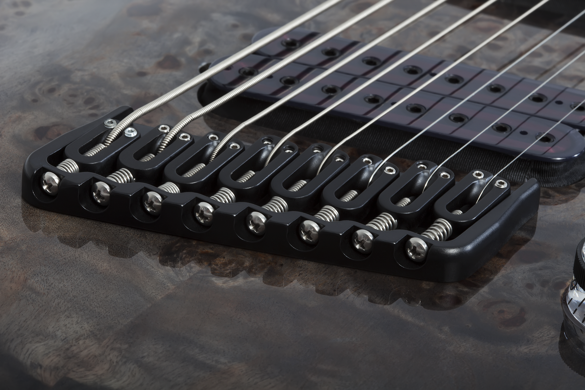 Omen Elite 8 MultiScale Charcoal E-Gitarre