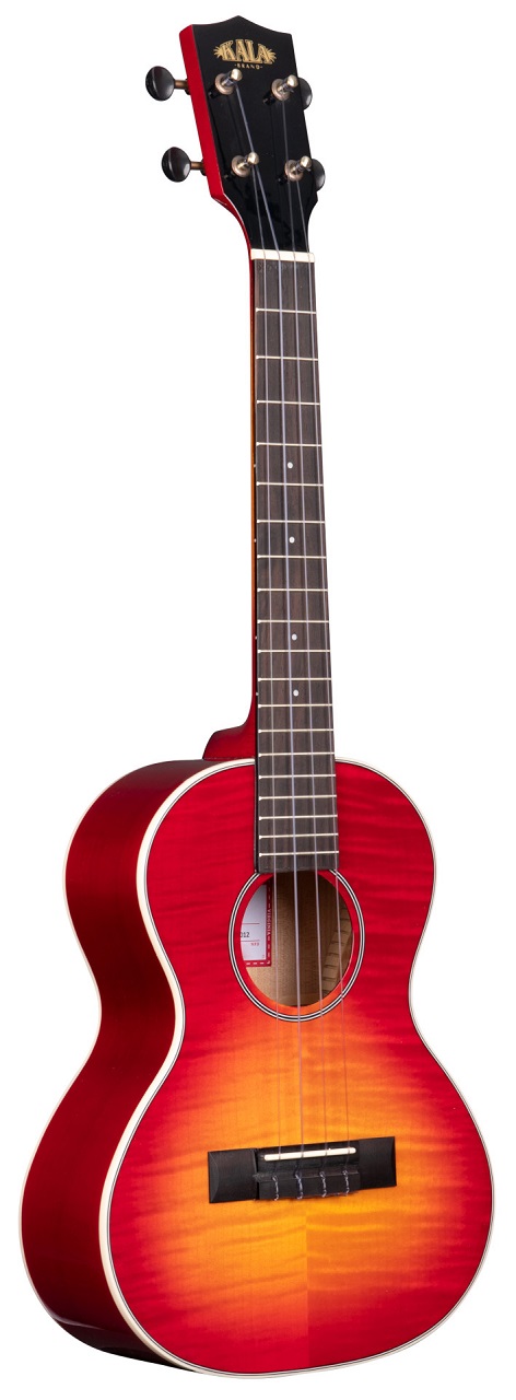 KA-FMCB-T - Gloss Flame Maple Cherry Burst Tenor Ukulele