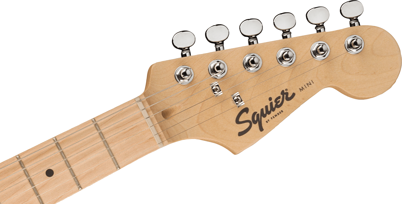 FSR Mini Jazzmaster® HH, Maple Fingerboard, Tortoiseshell Pickguard, Black