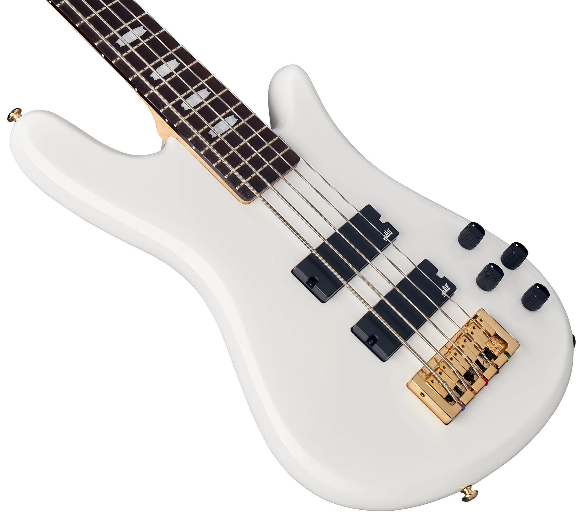 Icon NS-5 Bolt-On White Gloss E-Bass