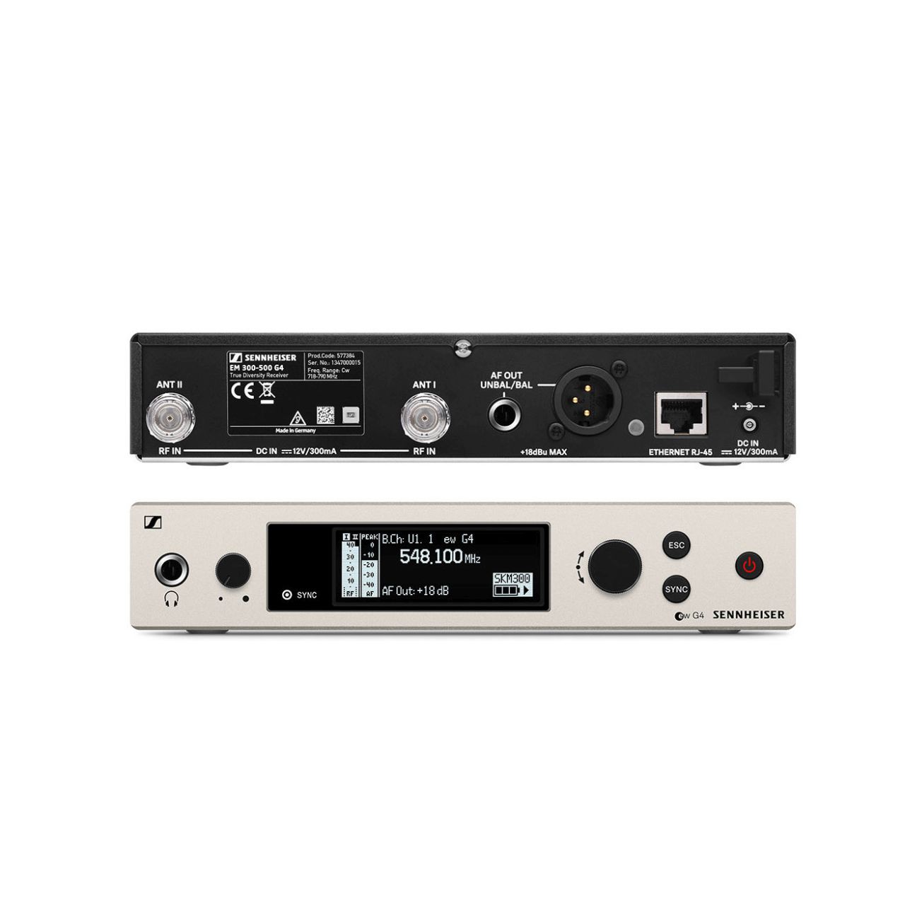ew 300 G4-BASE-SKM-S-DW - Set mit je 1x: SKM 300 Mute-Taster ohne Kapsel, EM 300-500, NT 2-3, GA 3, 