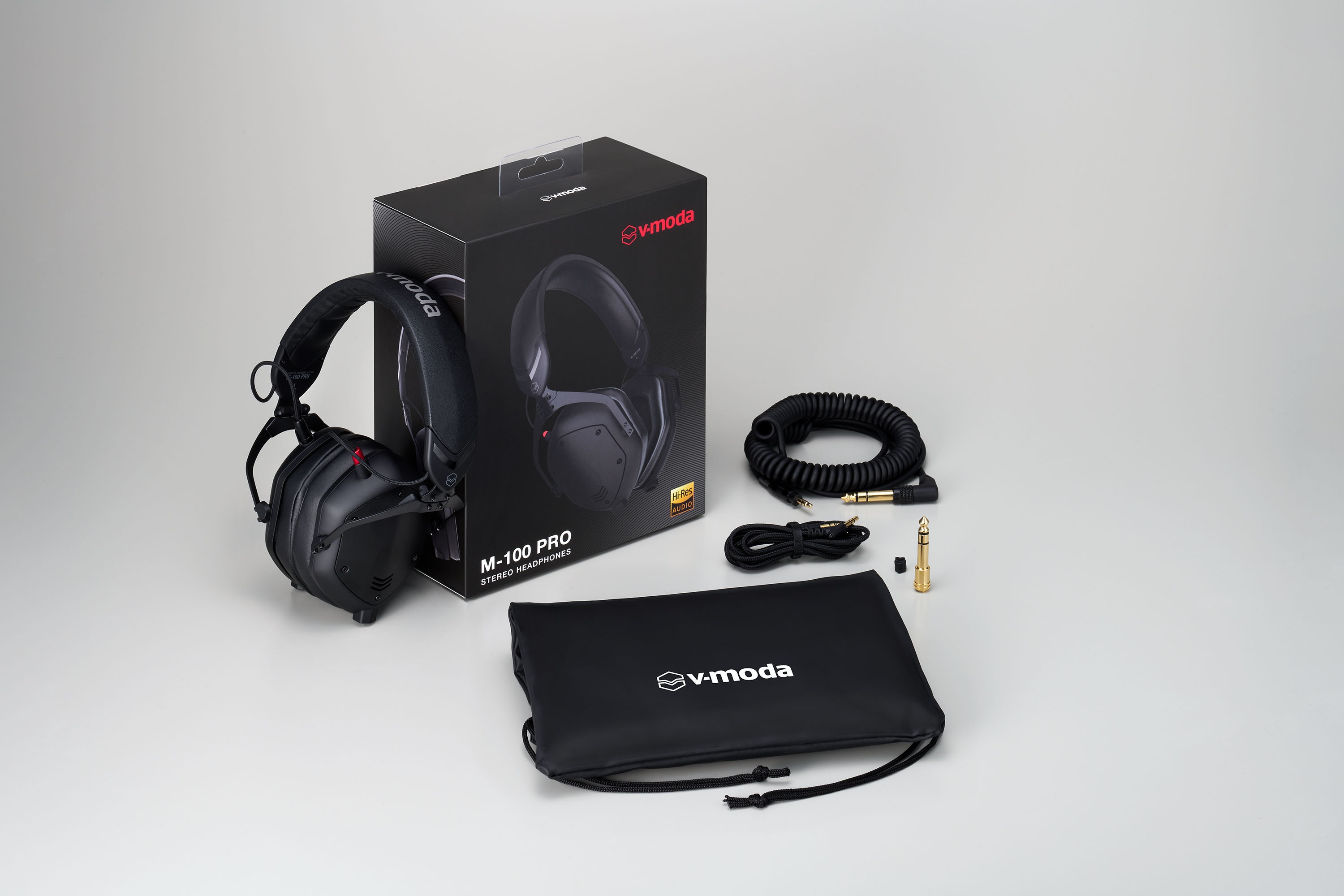 V-moda M-100 Pro DJ-Kopfhörer Gesamtansicht