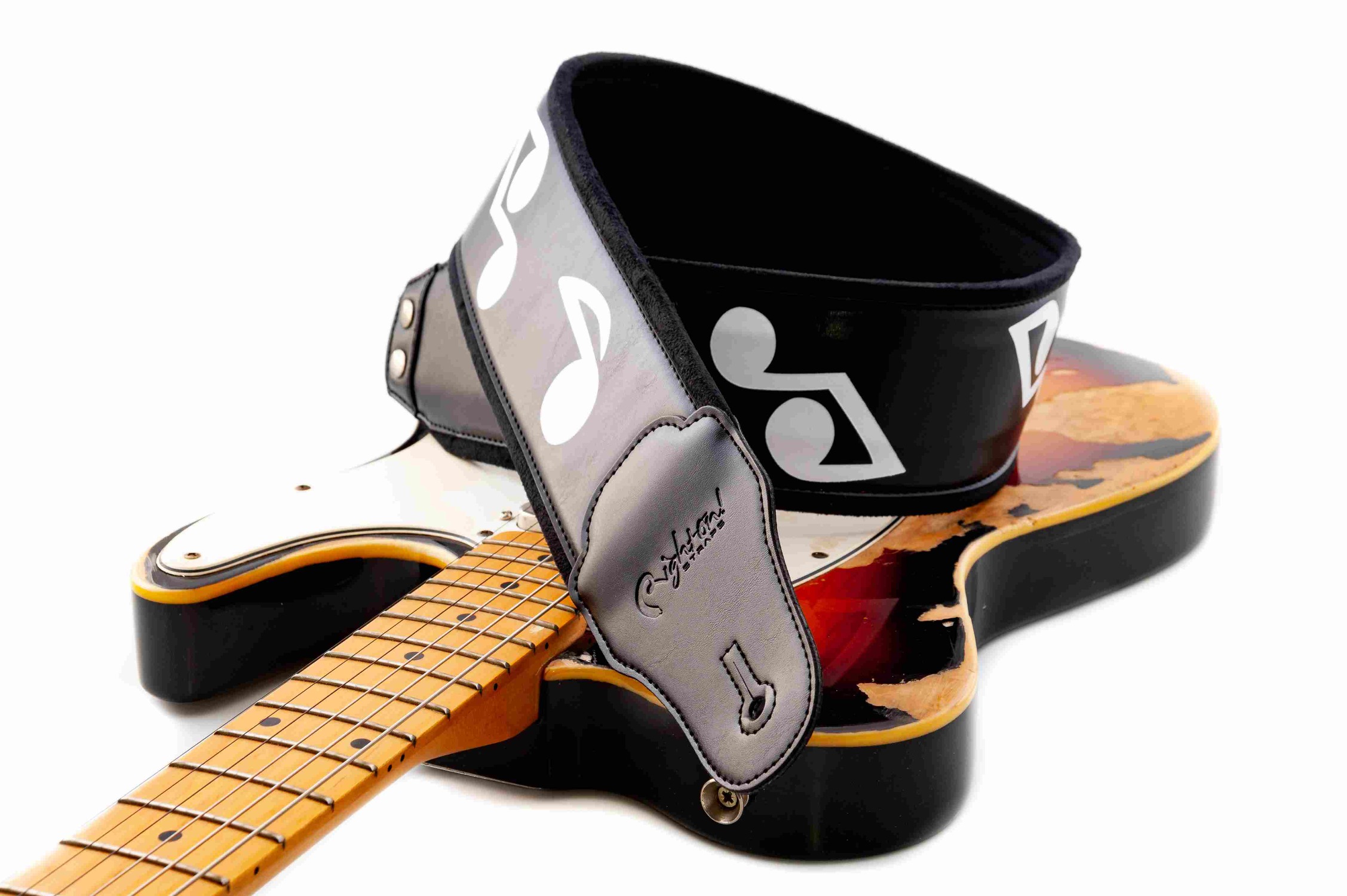 Legend S.R.V. Black Guitar Strap