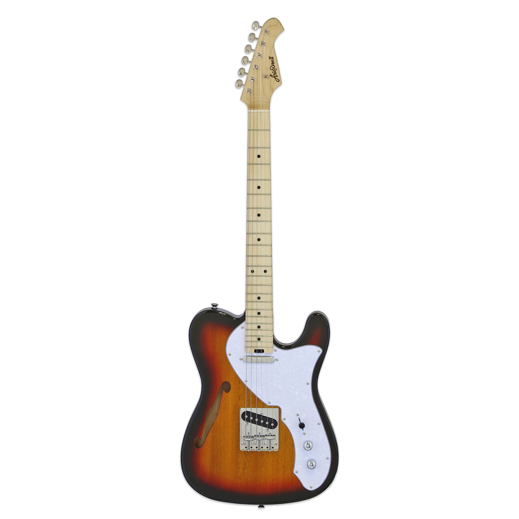 TEG Thinline Telecaster, 3 tone sunburst