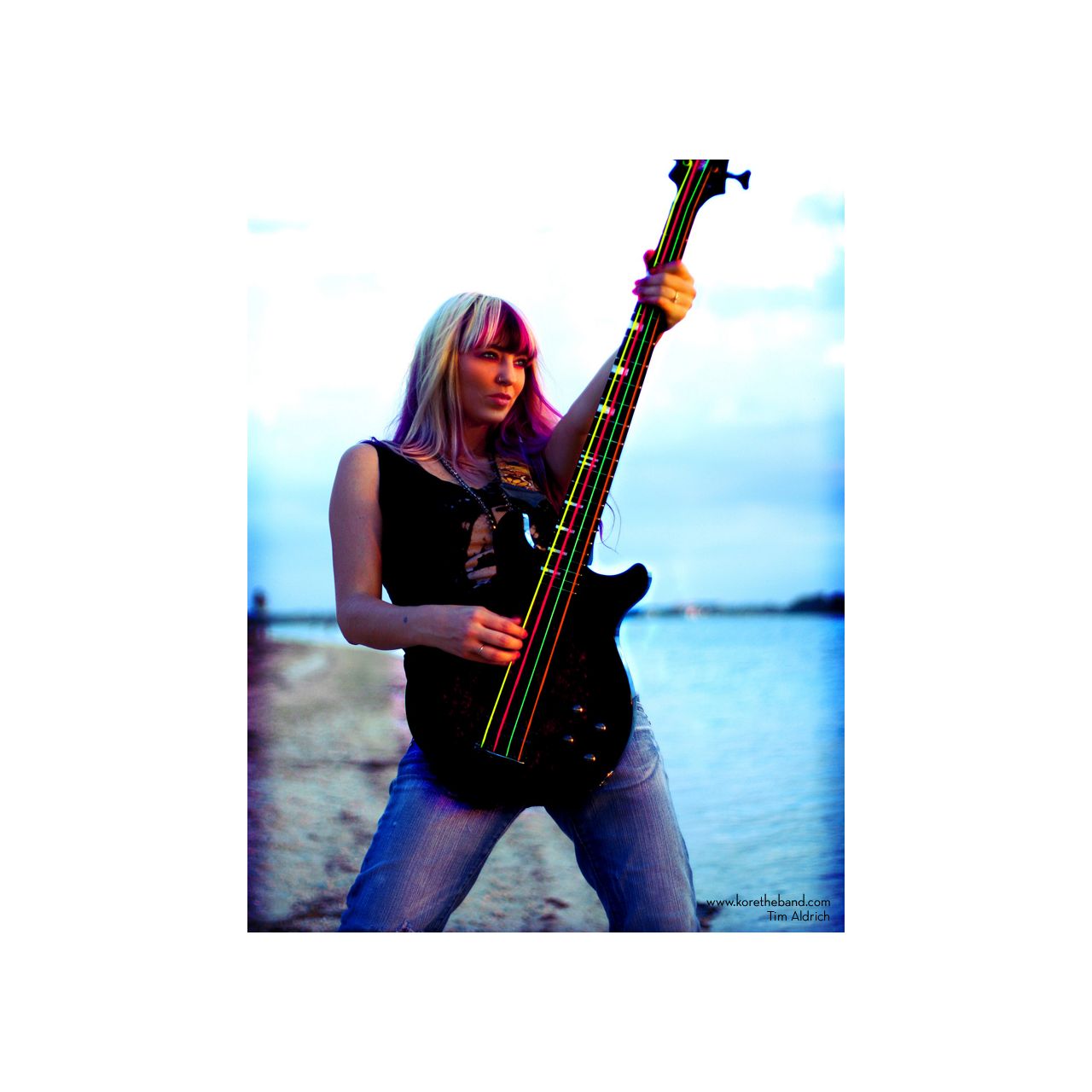 Hi-Def Neon Bass-Saitensatz - Yellow 040-120