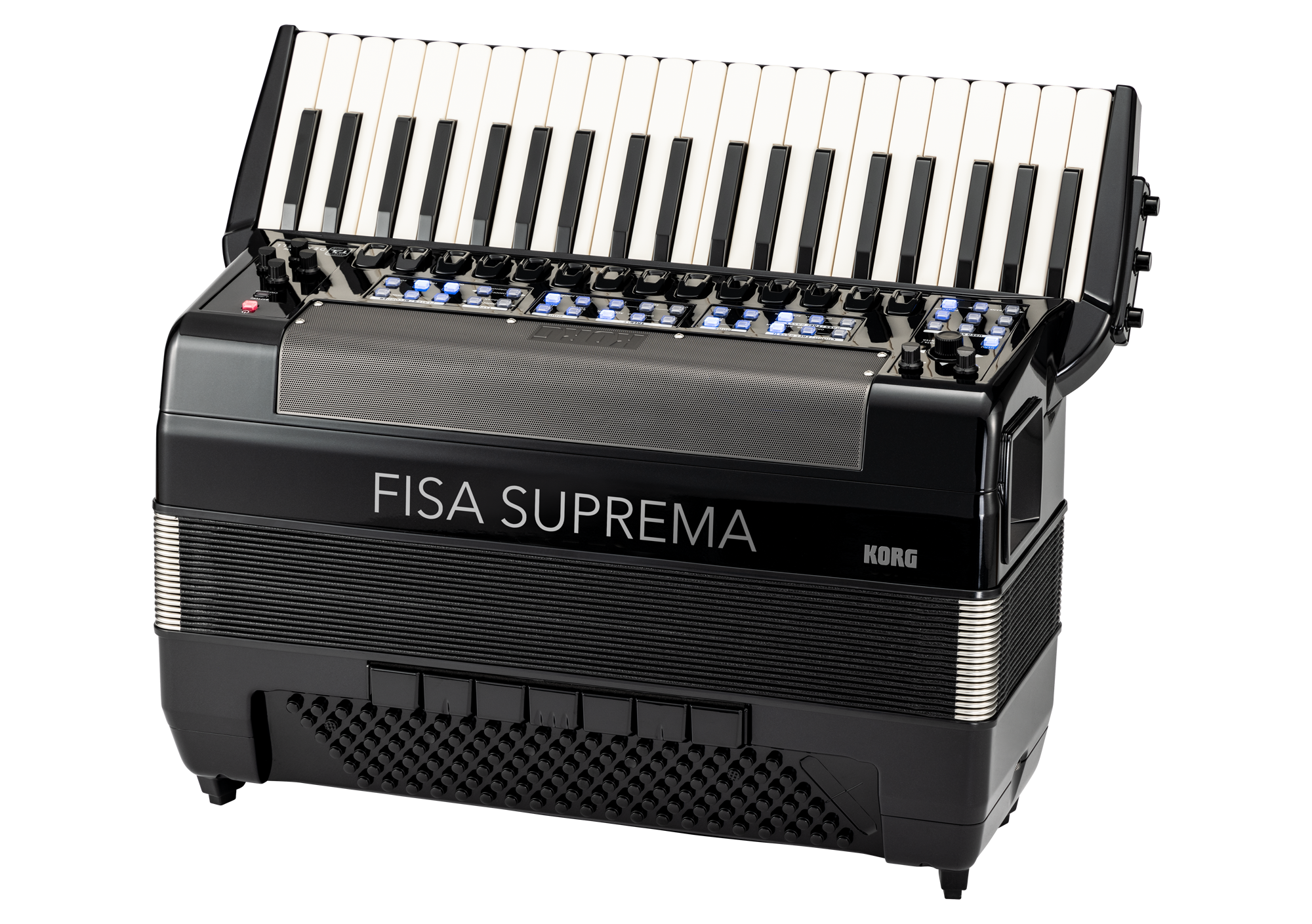Fisa Suprema Metallic Black - Elektronisches Akkordeon 
