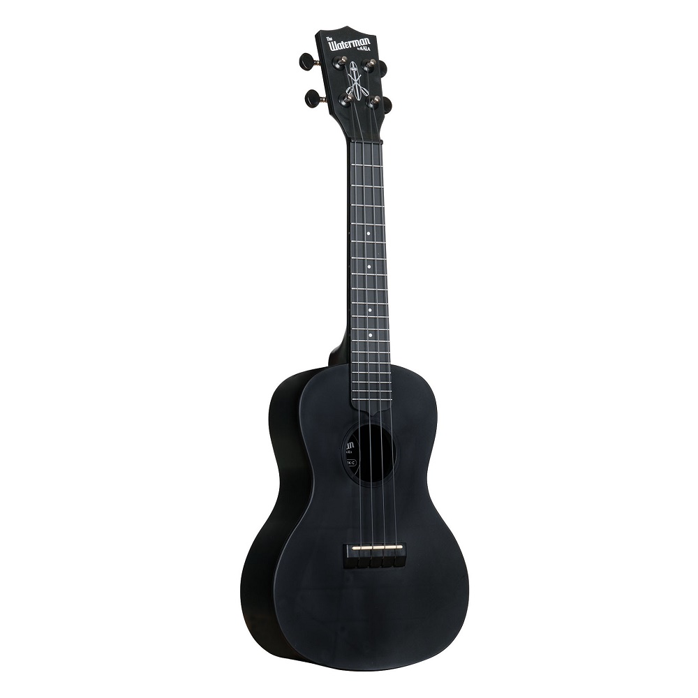 Waterman Recycled Concert Ukulele Black Sand