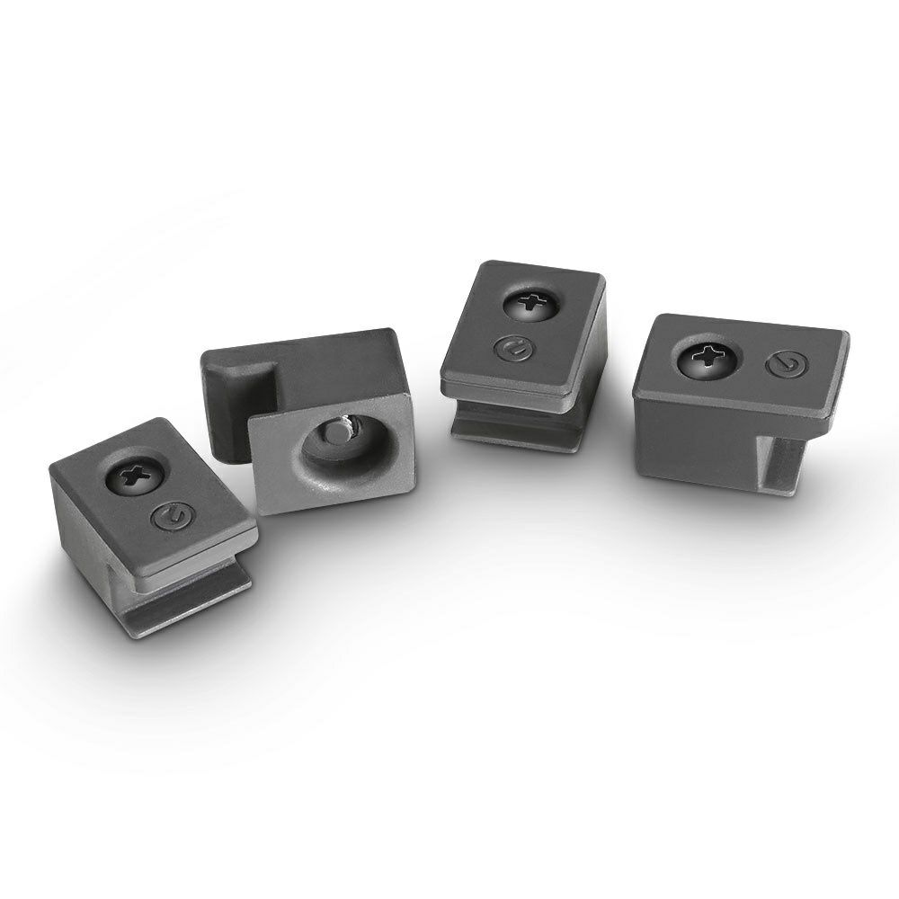 Gummi-Halter-Set Tellerfuß 4 Stk. 