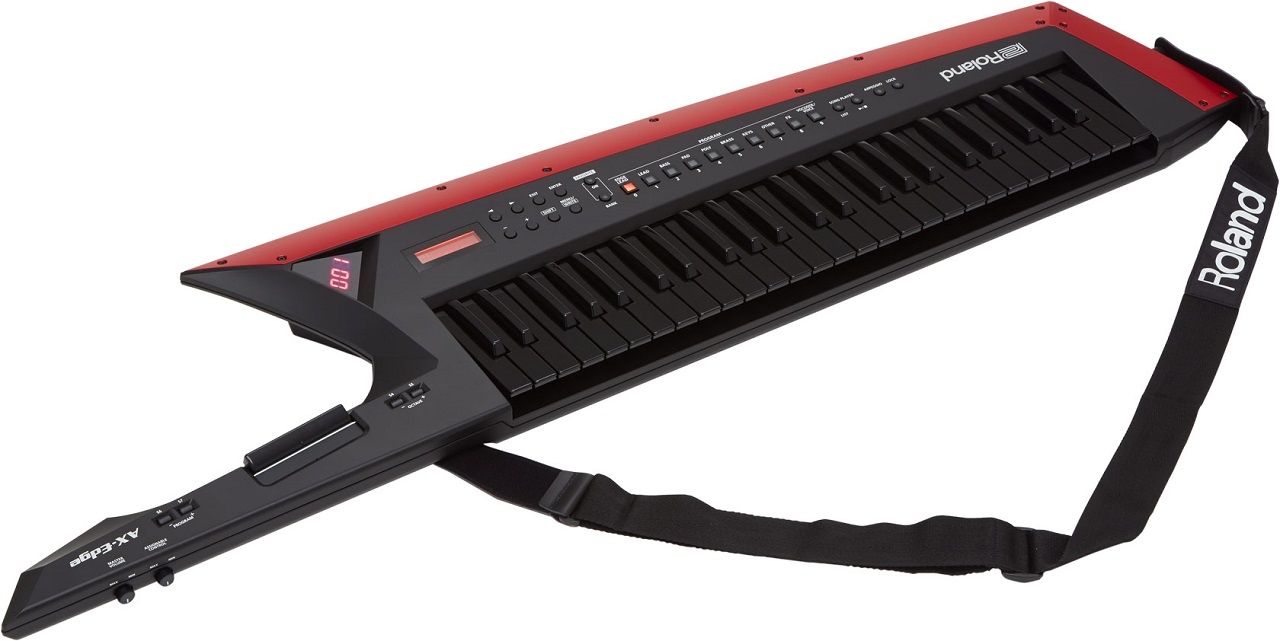 AX Edge Keytar in schwarz-rot AX Edge Keytar in schwarz-rot