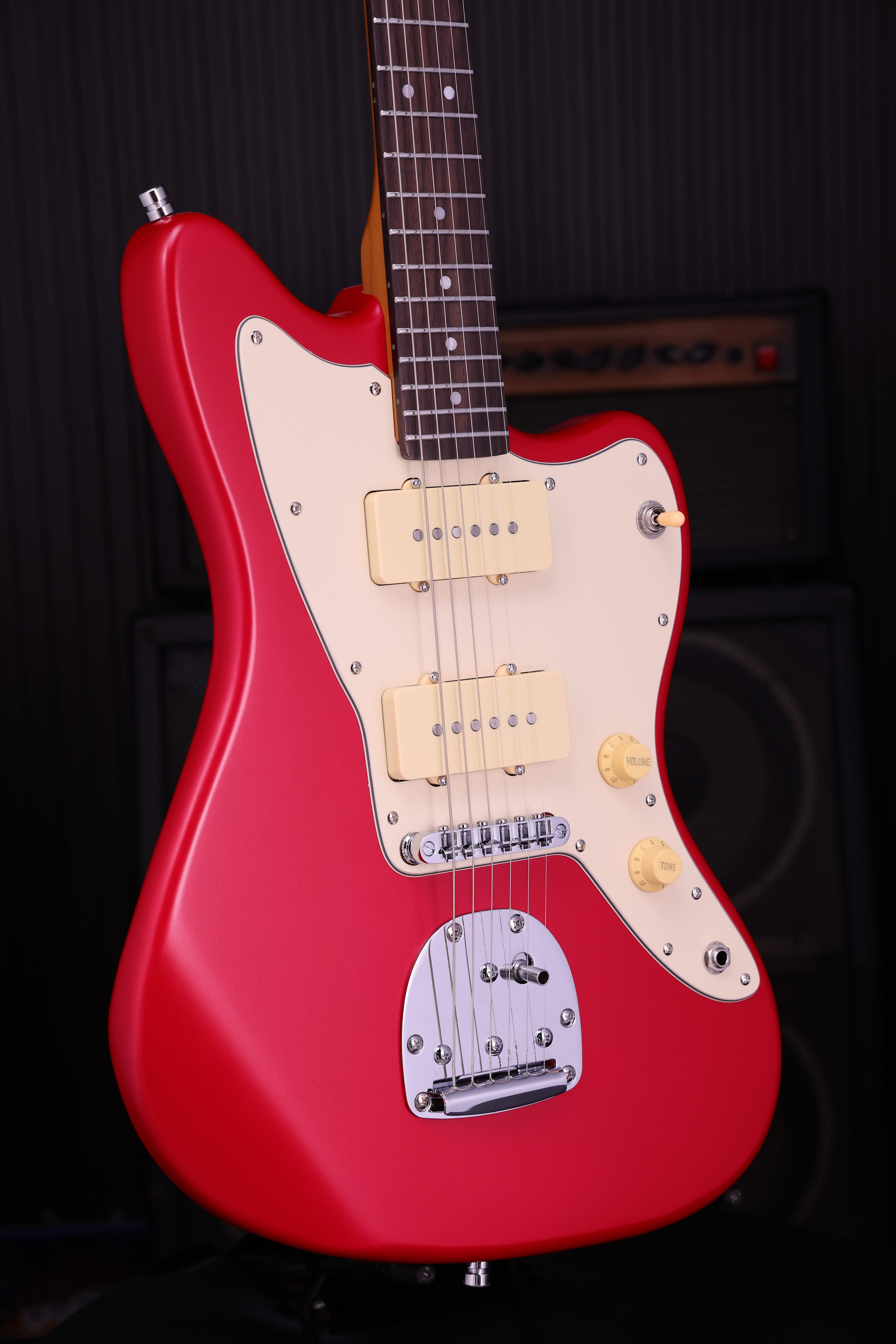 PJ-3 Candy Red P90 E-Gitarre