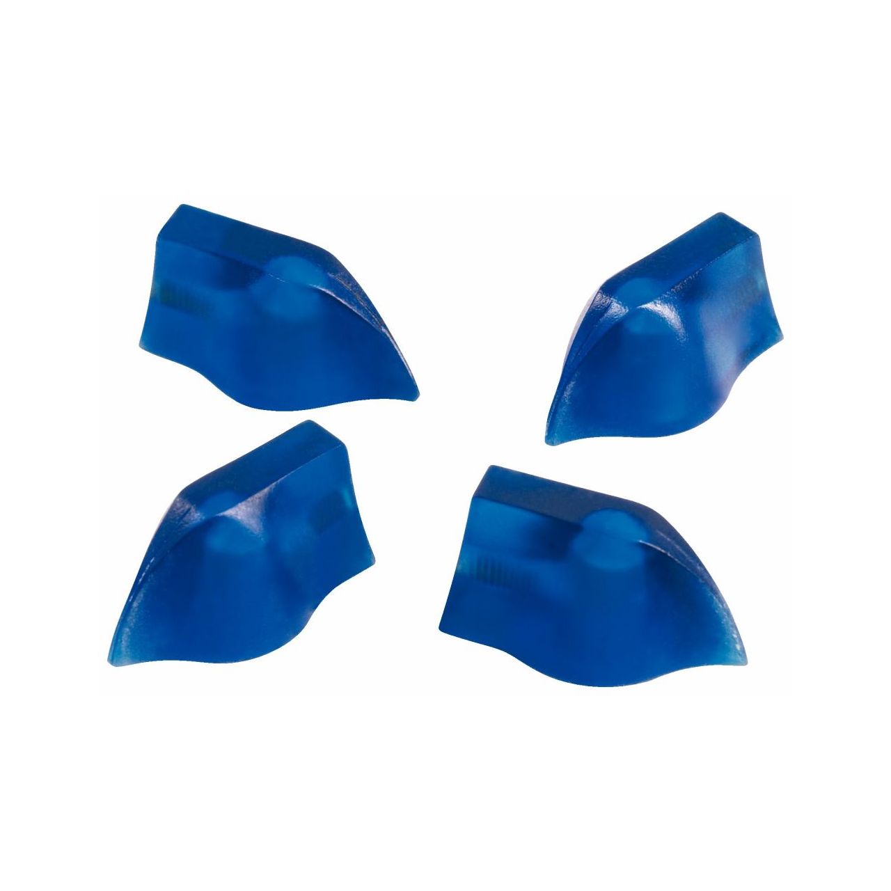 Chicken Head Knobs Transparent Blue - 4 Stück