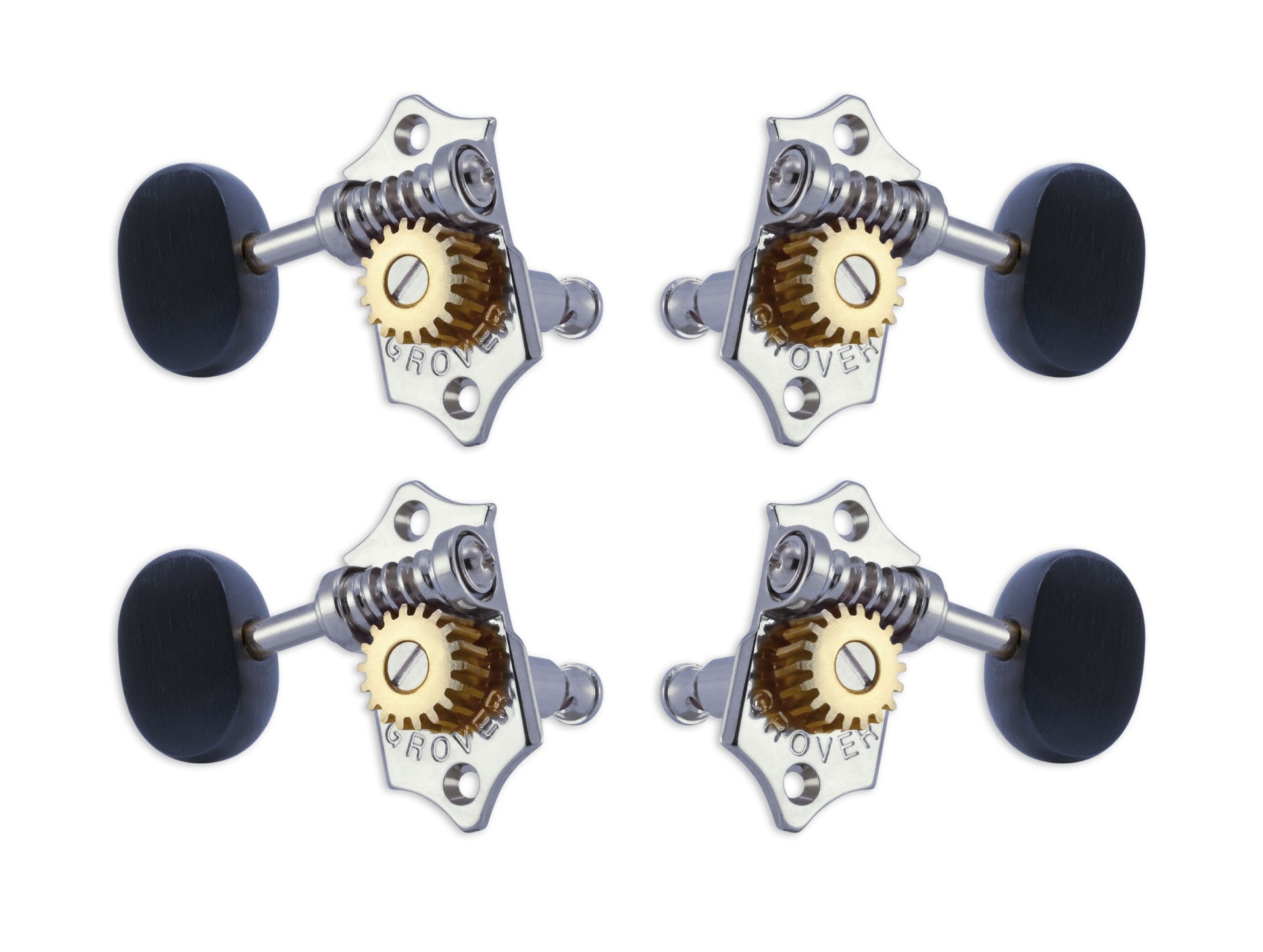 U98-18CE Sta-Tite Geared Ukulele Pegs  4 pcs.  Chrome