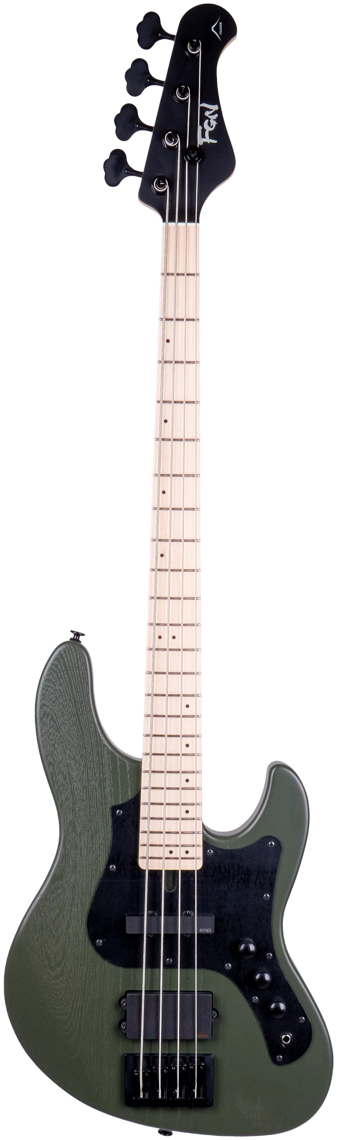 J-Standard Mighty Jazz DE Open Pore Olive Green E-Bass