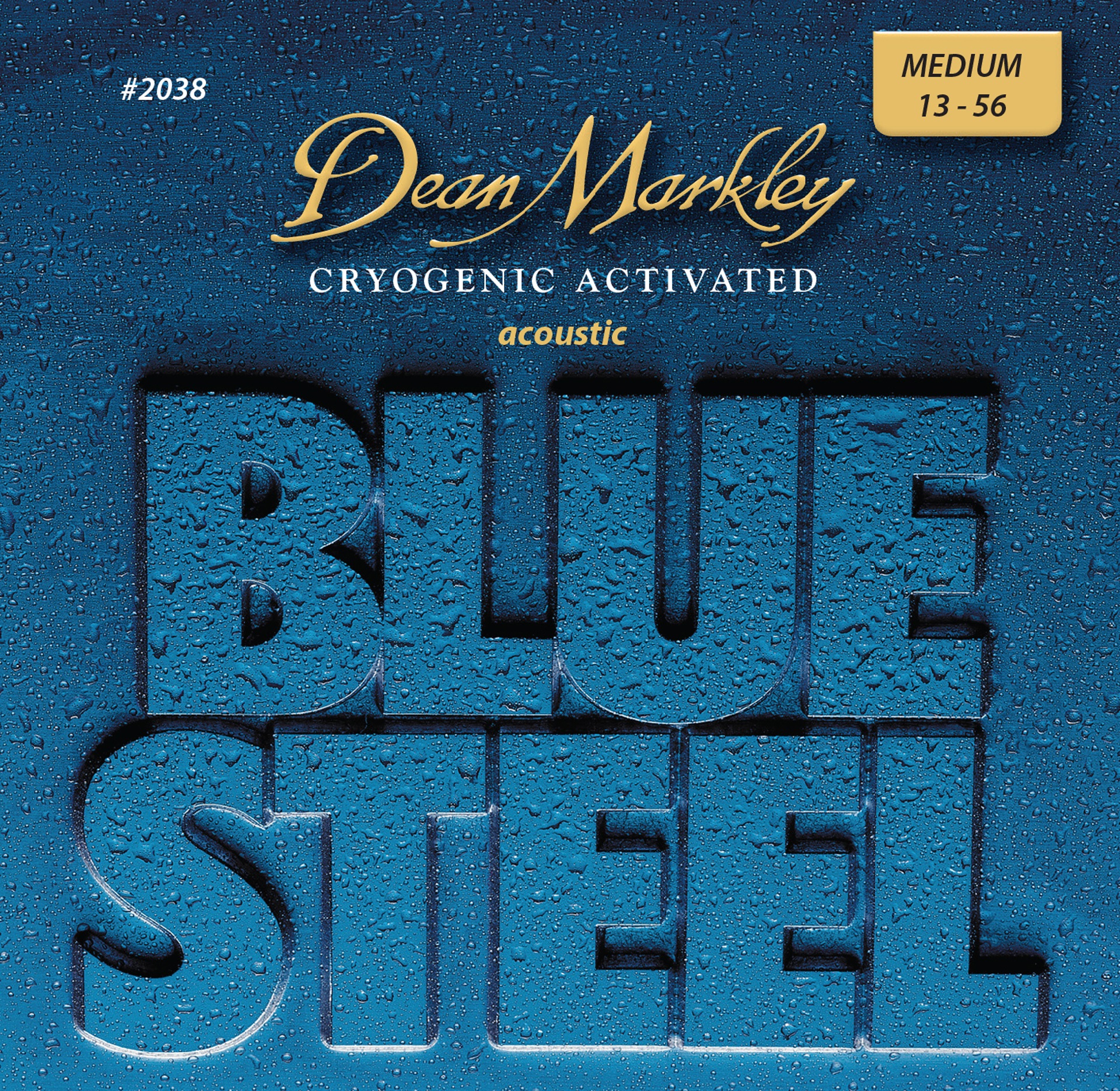 Blue Steel - 2038 - Acoustic Guitar String Set, Medium, .013-.056
