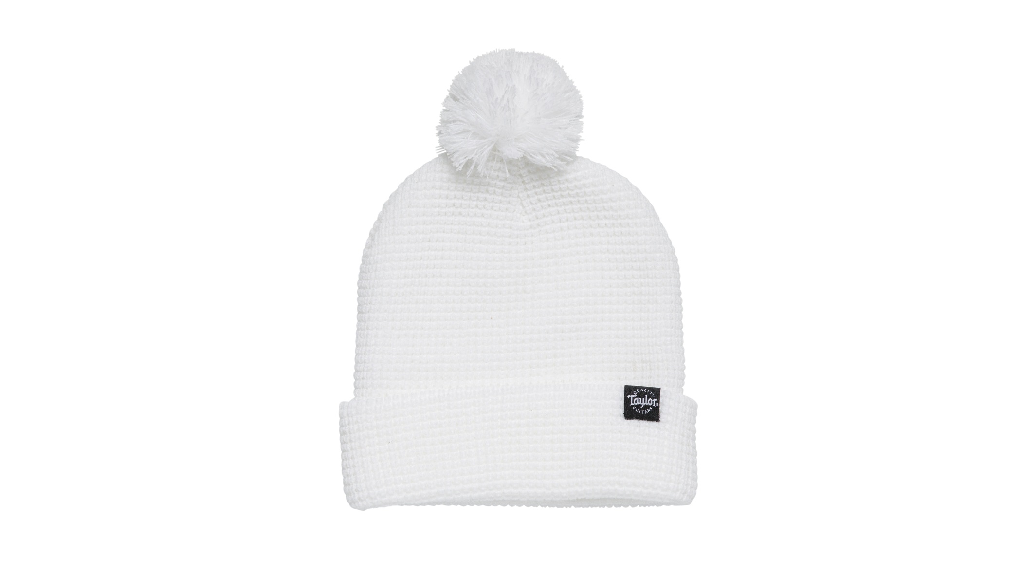 Taylor Pom-Pom Beanie, White 