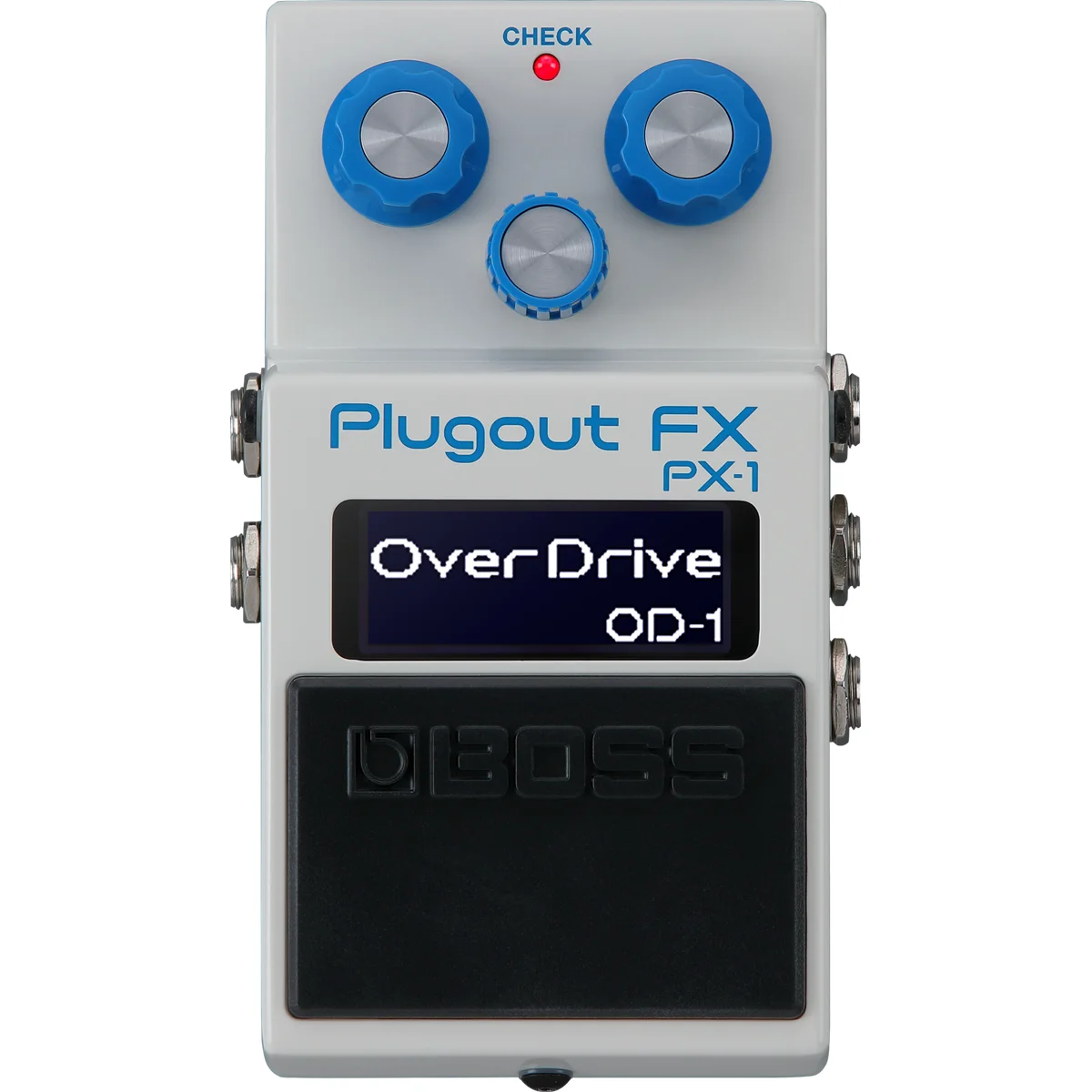 Boss PX-1 Plugout FX Multieffektpedal mit LCD-Display und Reglern